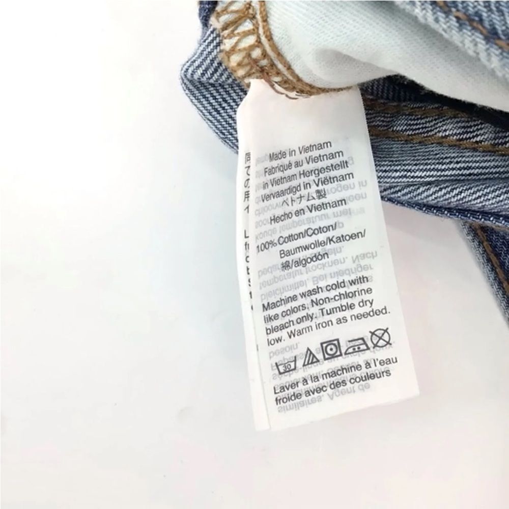 MADEWELL Rigid Denim A-Line Mini Skirt in Lakeline Wash Eco Edition‎ Size 27 - Picture 6 of 8